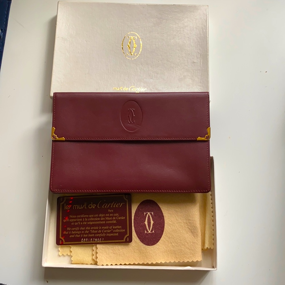 Must de Cartier wallet/ clutch